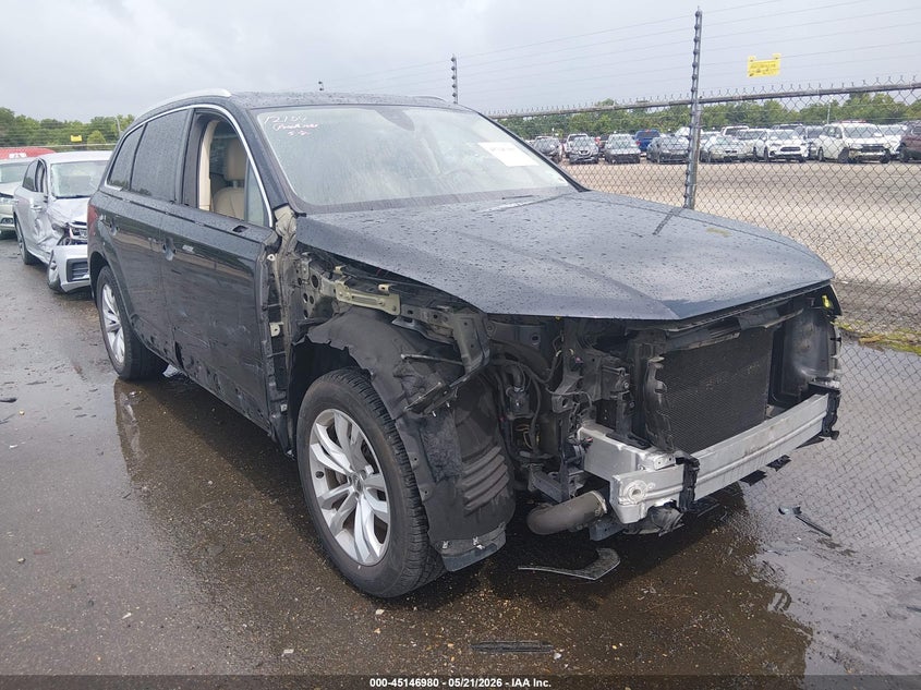 2017 Audi Q7 VIN WA1AHAF79HD048912 IAAI salvage auction — FRONT END, Salvage (Louisiana), sold $4,050 on 2026-07-24 (photo 1)