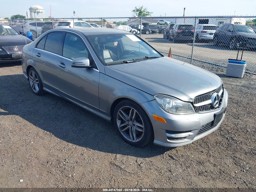 2014 Mercedes-benz C-klasse VIN WDDGF8ABXER323475 IAAI salvage auction — FRONT END, Salvage (New Jersey), sold $1,150 on 2026-07-29 (photo 1)