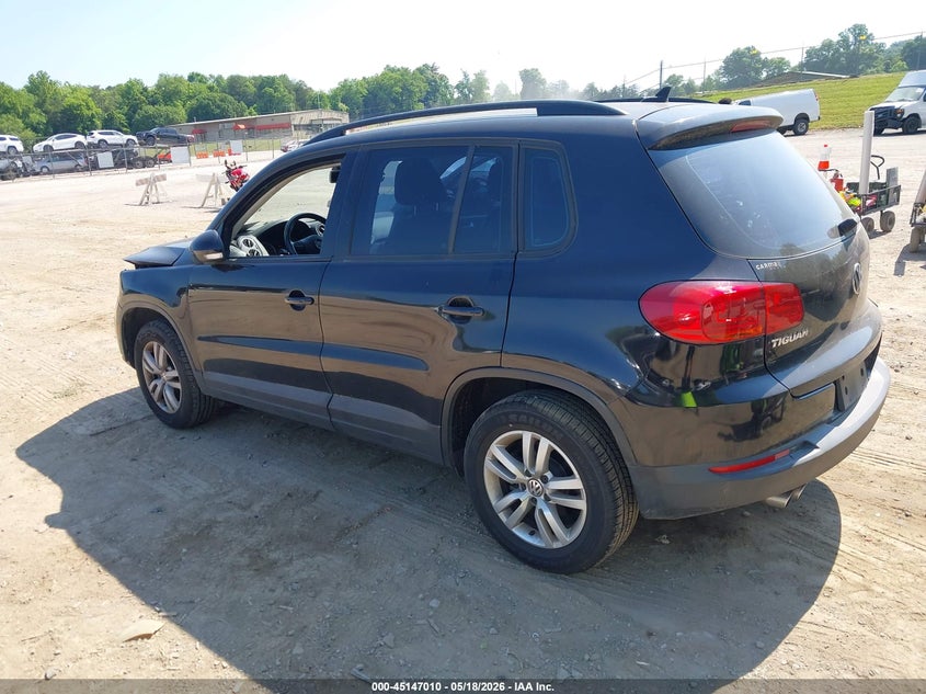 2017 Volkswagen Tiguan VIN WVGAV7AX0HW502926 IAAI salvage auction — FRONT END, Salvage (Tennessee), sold $975 on 2026-07-15 (photo 3)
