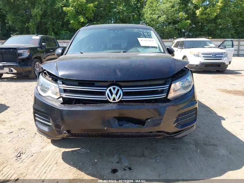 2017 Volkswagen Tiguan VIN WVGAV7AX0HW502926 IAAI salvage auction — FRONT END, Salvage (Tennessee), sold $975 on 2026-07-15 (photo 6)