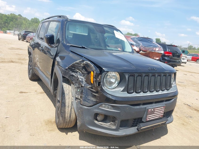 2017 Jeep Renegade VIN ZACCJABH0HPF42594 IAAI salvage auction — RIGHT SIDE, Salvage (Tennessee), sold $1,200 on 2026-08-12 (photo 1)