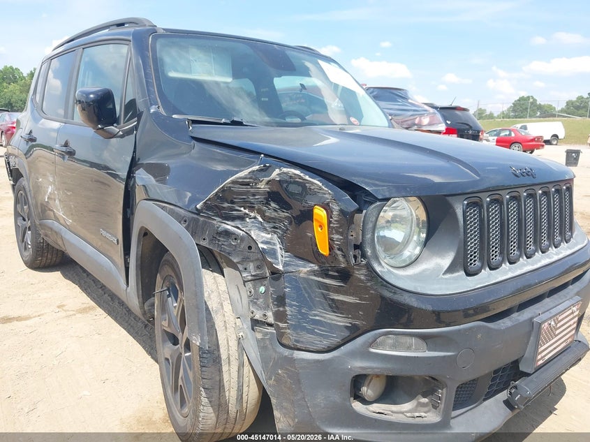 2017 Jeep Renegade VIN ZACCJABH0HPF42594 IAAI salvage auction — RIGHT SIDE, Salvage (Tennessee), sold $1,200 on 2026-08-12 (photo 6)