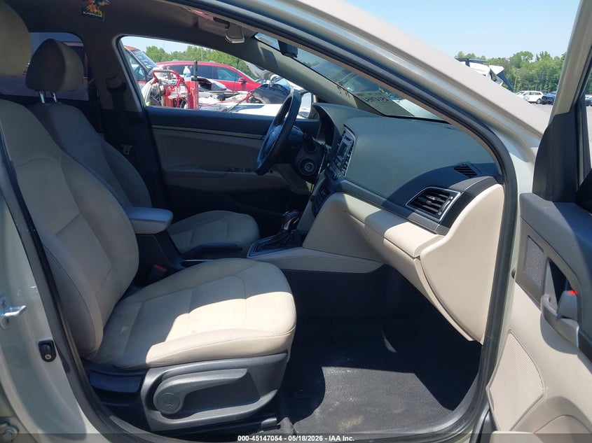 2017 Hyundai Elantra VIN KMHD74LF4HU094422 IAAI salvage auction — LEFT SIDE, Salvage (North Carolina), sold $1,350 on 2026-07-08 (photo 5)