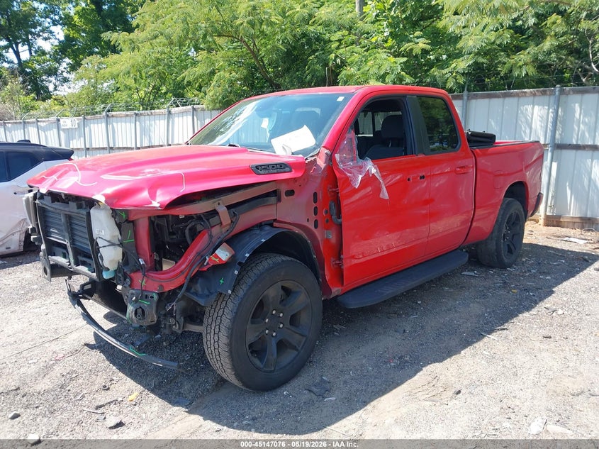 2021 Ram 1500 VIN 1C6SRFBT6MN809124 IAAI salvage auction — LEFT FRONT, Salvage Title, sold $6,700 on 2026-08-25 (photo 2)