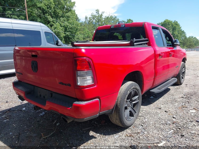 2021 Ram 1500 VIN 1C6SRFBT6MN809124 IAAI salvage auction — LEFT FRONT, Salvage Title, sold $6,700 on 2026-08-25 (photo 4)