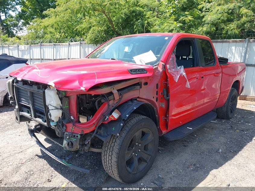 2021 Ram 1500 VIN 1C6SRFBT6MN809124 IAAI salvage auction — LEFT FRONT, Salvage Title, sold $6,700 on 2026-08-25 (photo 6)