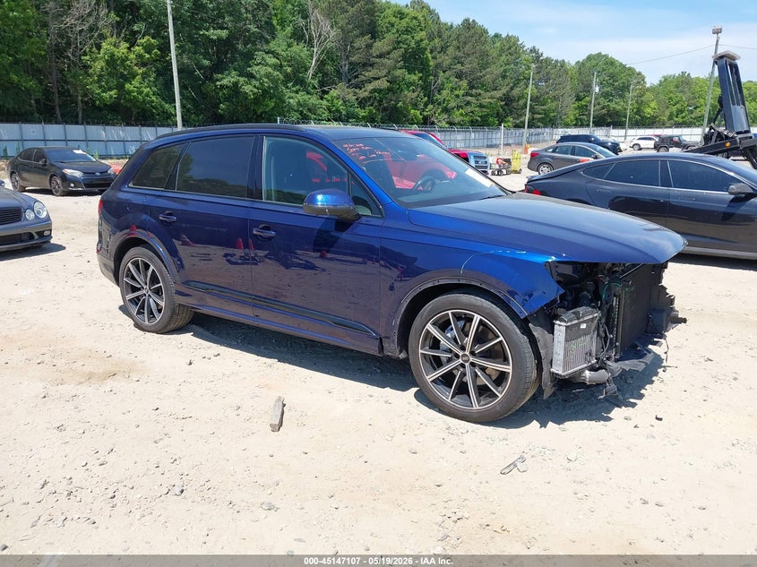 2021 Audi Q7 VIN WA1VXAF70MD019734 IAAI salvage auction — FRONT END, Salvage (Georgia), sold $14,400 on 2026-07-23 (photo 1)