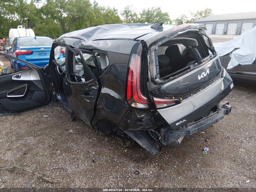 2024 Kia Soul VIN KNDJ23AU1R7912593 IAAI salvage auction — ROLLOVER, Salvage (Indiana), sold $500 on 2026-07-08 (photo 3)
