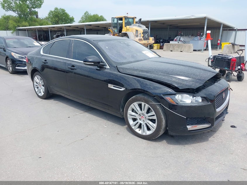 2017 Jaguar Xf VIN SAJBR4BV8HCY32860 IAAI salvage auction — FRONT END, Salvage (Texas), sold $3,750 on 2026-07-08 (photo 1)
