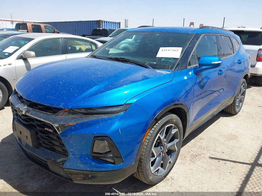 2020 Chevrolet Blazer VIN 3GNKBERS0LS650908 IAAI salvage auction — HAIL, Original (Texas), sold $10,000 on 2026-07-28 (photo 2)
