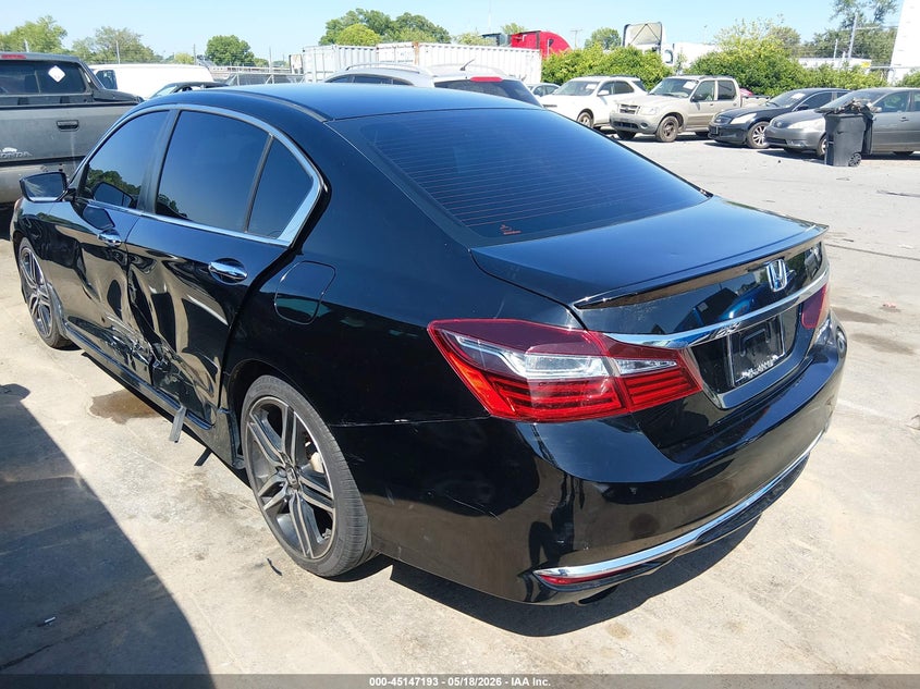 2016 Honda Accord VIN 1HGCR2F51GA227379 IAAI salvage auction — SIDE, Salvage (North Carolina), sold $2,150 on 2026-07-31 (photo 3)