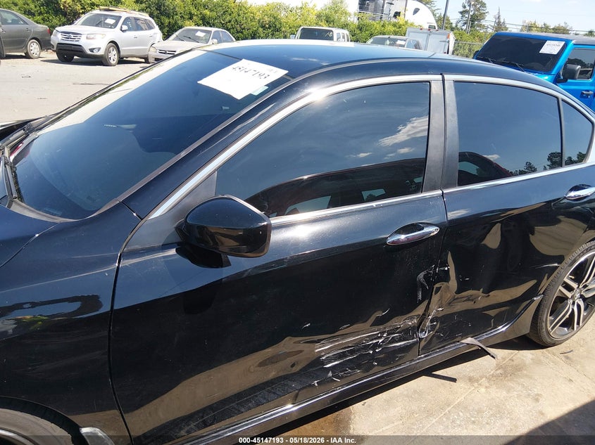 2016 Honda Accord VIN 1HGCR2F51GA227379 IAAI salvage auction — SIDE, Salvage (North Carolina), sold $2,150 on 2026-07-31 (photo 6)