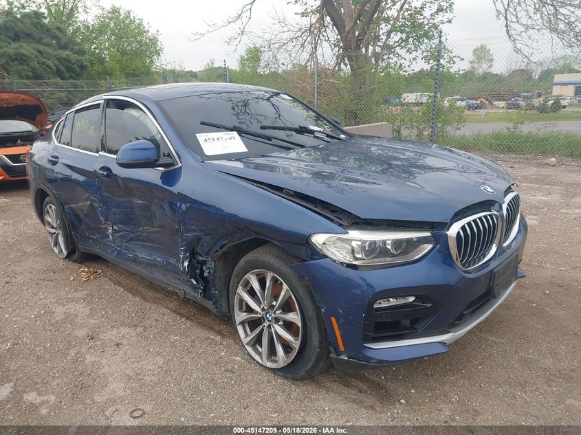 2019 BMW X4 VIN 5UXUJ3C5XKLG56863 IAAI salvage auction — RIGHT SIDE, Clear (Arkansas), sold $3,300 on 2026-07-07 (photo 1)