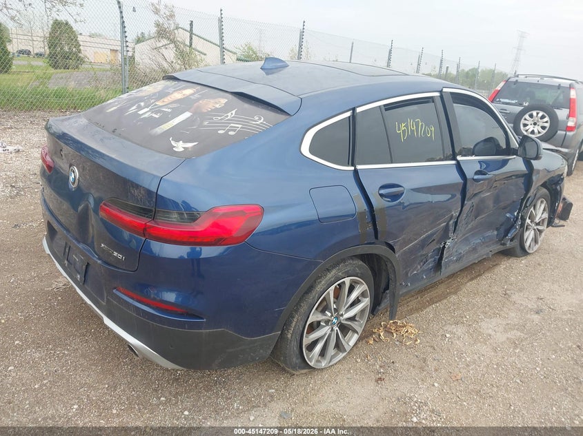 2019 BMW X4 VIN 5UXUJ3C5XKLG56863 IAAI salvage auction — RIGHT SIDE, Clear (Arkansas), sold $3,300 on 2026-07-07 (photo 4)