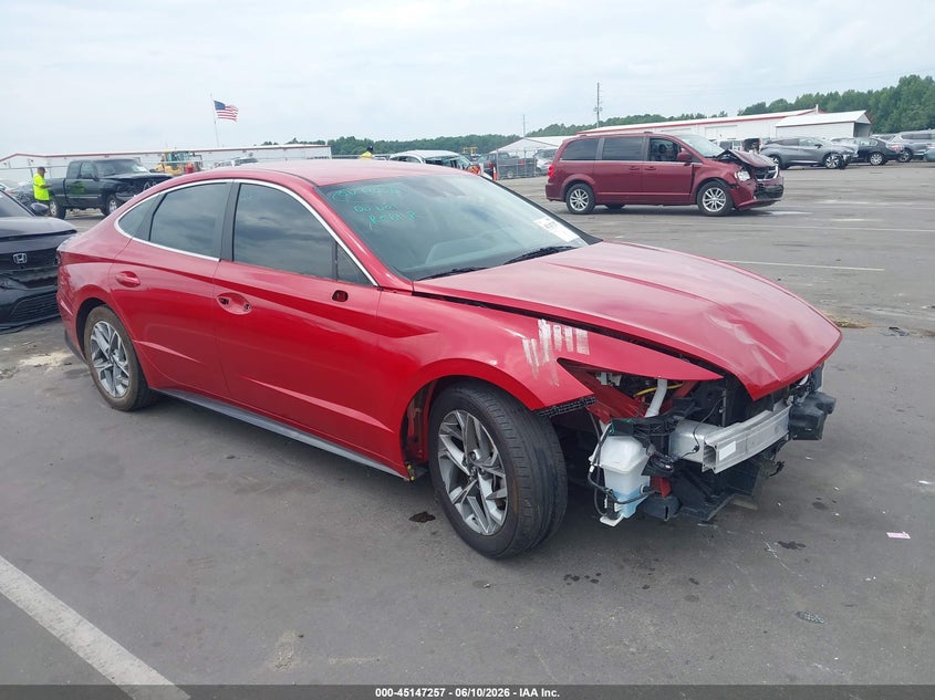 2021 Hyundai Sonata VIN 5NPEL4JA8MH068826 IAAI salvage auction — FRONT END, Salvage (North Carolina), sold $2,400 on 2026-07-15 (photo 1)