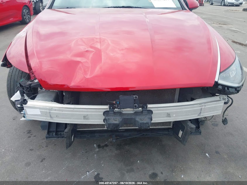 2021 Hyundai Sonata VIN 5NPEL4JA8MH068826 IAAI salvage auction — FRONT END, Salvage (North Carolina), sold $2,400 on 2026-07-15 (photo 6)