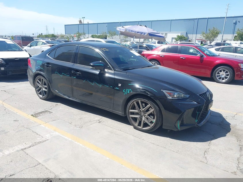 2017 Lexus Is VIN JTHBA1D21H5043248 IAAI salvage auction — SIDE, Salvage (California), sold $8,050 on 2026-07-06 (photo 1)