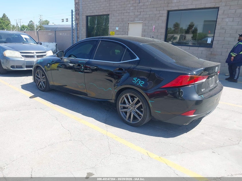 2017 Lexus Is VIN JTHBA1D21H5043248 IAAI salvage auction — SIDE, Salvage (California), sold $8,050 on 2026-07-06 (photo 3)