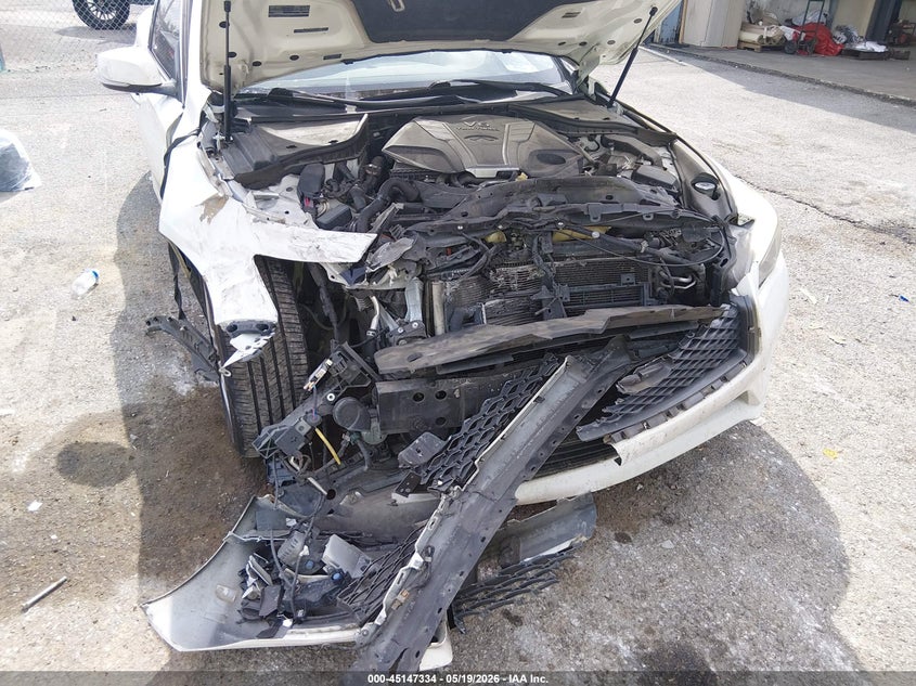 2018 Infiniti Q50 VIN JN1EV7AP3JM590266 IAAI salvage auction — FRONT END, Salvage (Louisiana), sold $1,850 on 2026-07-07 (photo 6)