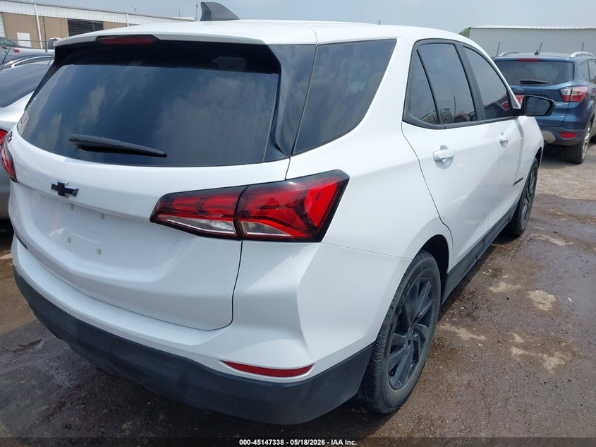 2023 Chevrolet Equinox VIN 3GNAXHEG7PL167626 IAAI salvage auction — HAIL, Clear (Oklahoma), sold $10,525 on 2026-07-29 (photo 4)