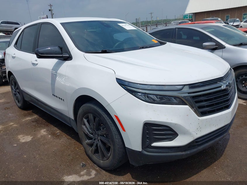 2023 Chevrolet Equinox VIN 3GNAXHEG7PL167626 IAAI salvage auction — HAIL, Clear (Oklahoma), sold $10,525 on 2026-07-29 (photo 1)