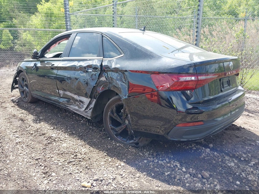 2025 Volkswagen Jetta VIN 3VW7X7BU5SM098572 IAAI salvage auction — LEFT SIDE, Salvage (Illinois), sold $7,275 on 2026-09-02 (photo 3)