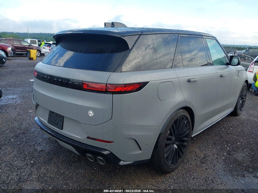 2025 Land rover Range rover sport VIN SAL1Z9F95SA447823 IAAI salvage auction — REAR END, Clear (Oklahoma), sold $107,500 on 2026-07-20 (photo 4)