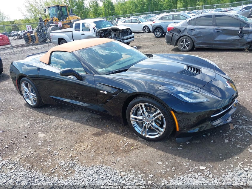 2017 Chevrolet Corvette VIN 1G1YF3D71H5122495 IAAI salvage auction — REAR END, Mv-907A (New York), sold $30,150 on 2026-07-06 (photo 1)