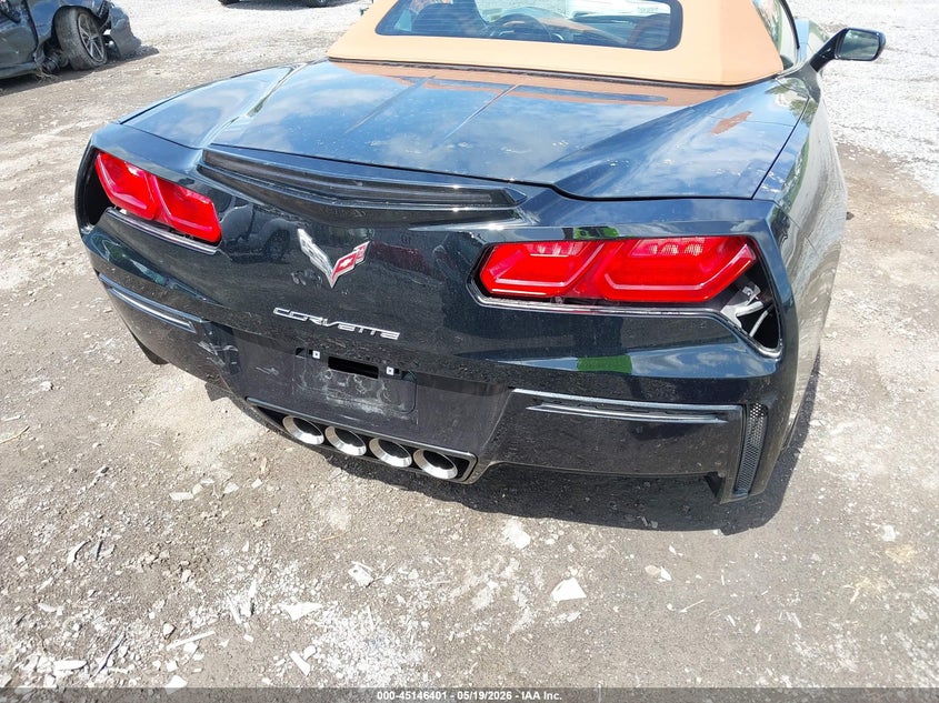 2017 Chevrolet Corvette VIN 1G1YF3D71H5122495 IAAI salvage auction — REAR END, Mv-907A (New York), sold $30,150 on 2026-07-06 (photo 6)