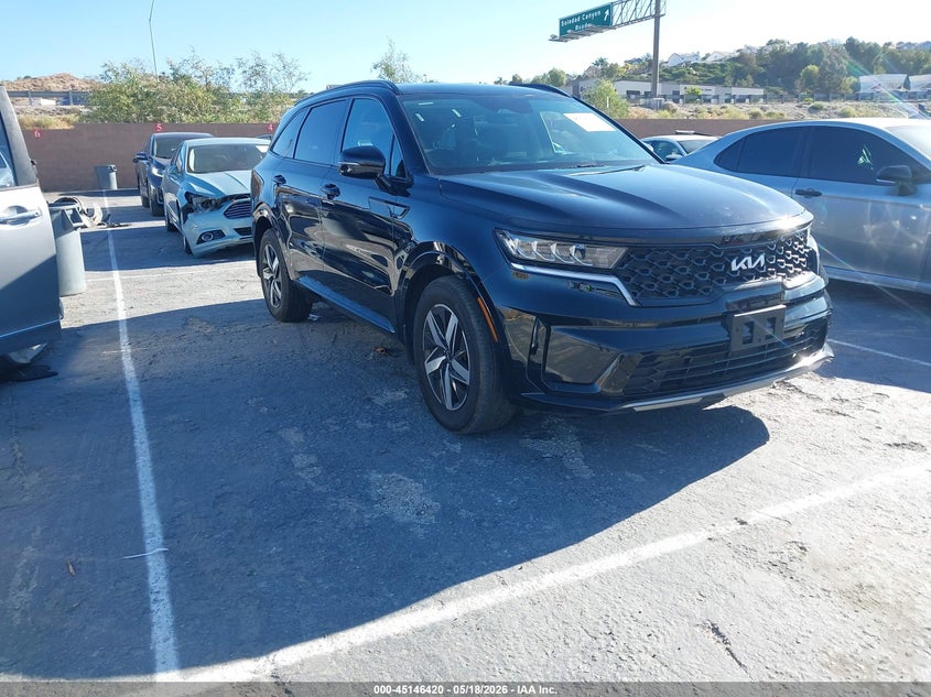 2023 Kia Sorento VIN 5XYRL4LC3PG226842 IAAI salvage auction — LEFT SIDE, Salvage (California), sold $6,050 on 2026-07-15 (photo 1)