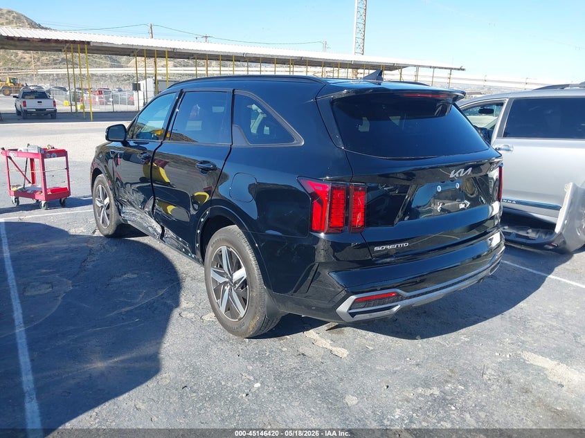 2023 Kia Sorento VIN 5XYRL4LC3PG226842 IAAI salvage auction — LEFT SIDE, Salvage (California), sold $6,050 on 2026-07-15 (photo 3)