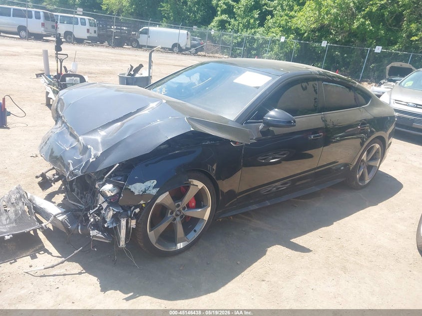 2019 Audi S5 VIN WAUC4CF57KA087430 IAAI salvage auction — FRONT END, Salvage - Greater Than 75% (Maryland), sold $3,800 on 2026-07-09 (photo 2)