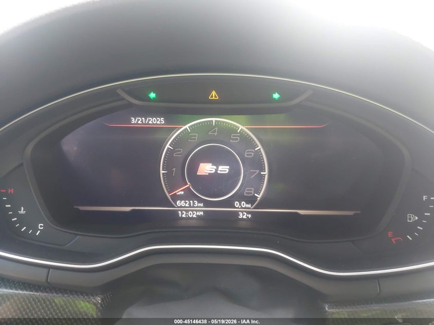2019 Audi S5 VIN WAUC4CF57KA087430 IAAI salvage auction — FRONT END, Salvage - Greater Than 75% (Maryland), sold $3,800 on 2026-07-09 (photo 7)