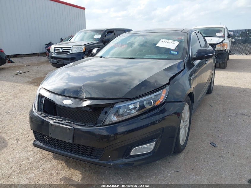 2014 Kia Optima VIN 5XXGN4A75EG337479 IAAI salvage auction — FRONT END, Original (Texas), sold $1,200 on 2026-07-14 (photo 2)