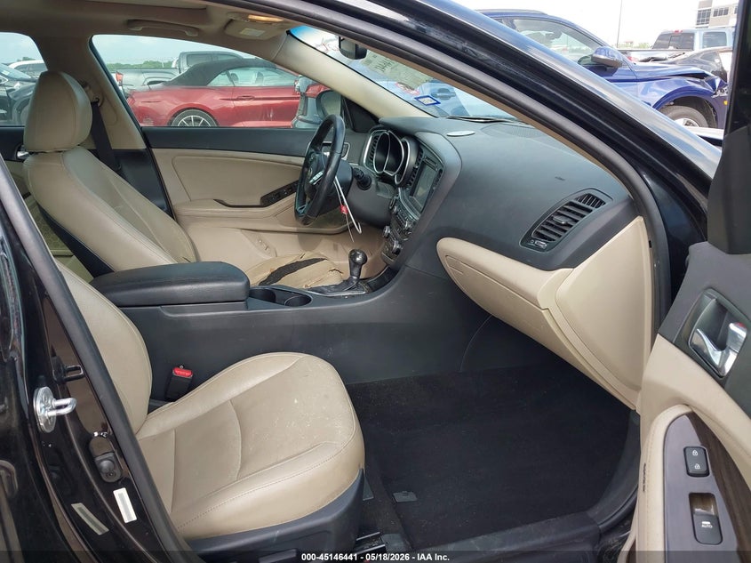 2014 Kia Optima VIN 5XXGN4A75EG337479 IAAI salvage auction — FRONT END, Original (Texas), sold $1,200 on 2026-07-14 (photo 5)