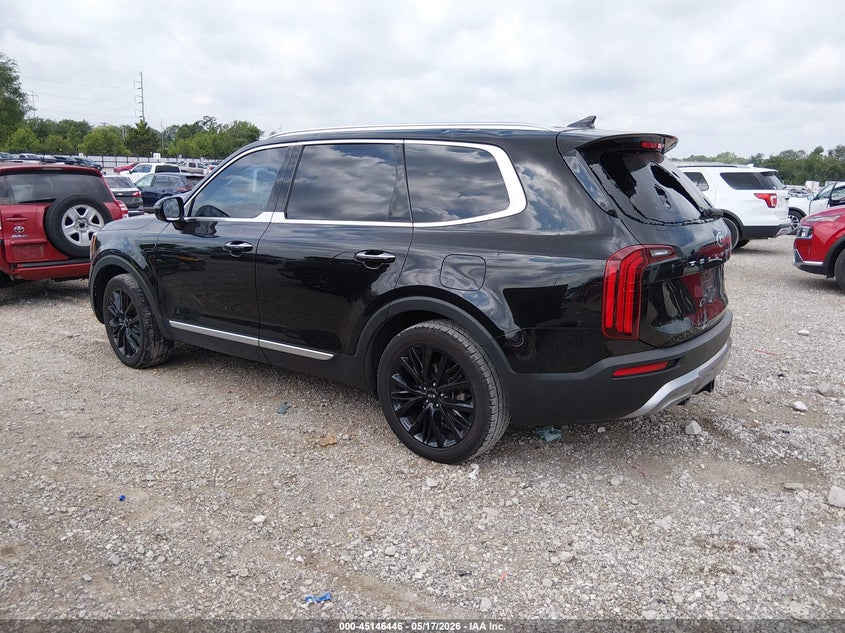 2021 Kia Telluride VIN 5XYP54HC1MG134067 IAAI salvage auction — HAIL, Clear (Missouri), sold $7,100 on 2026-07-20 (photo 3)