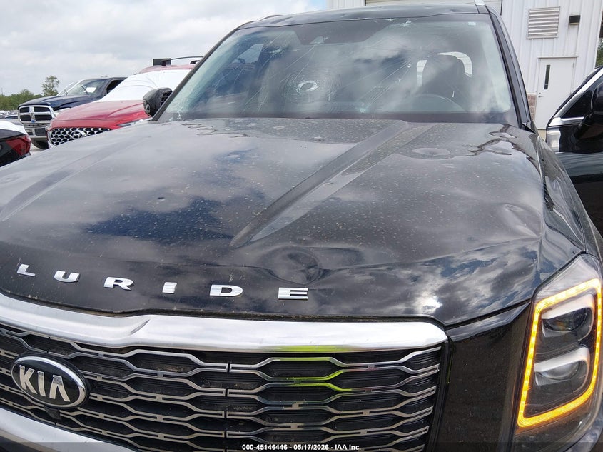 2021 Kia Telluride VIN 5XYP54HC1MG134067 IAAI salvage auction — HAIL, Clear (Missouri), sold $7,100 on 2026-07-20 (photo 6)