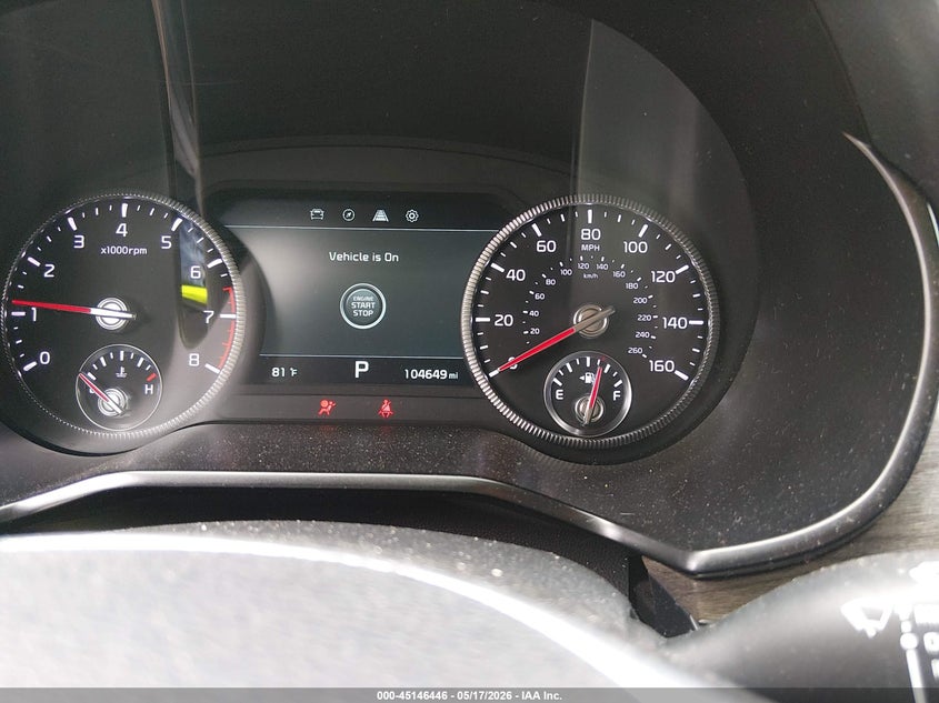 2021 Kia Telluride VIN 5XYP54HC1MG134067 IAAI salvage auction — HAIL, Clear (Missouri), sold $7,100 on 2026-07-20 (photo 7)
