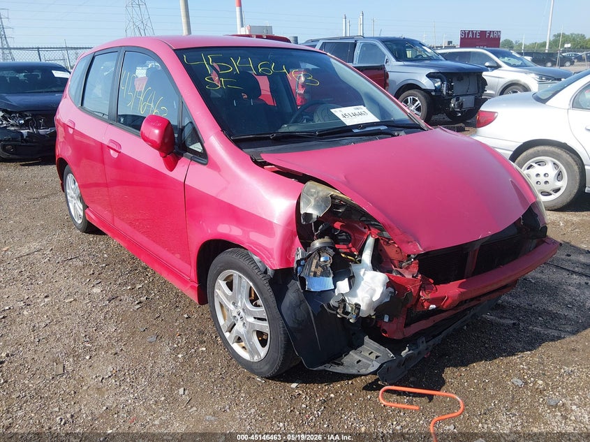 2008 Honda Fit VIN JHMGD38638S073777 IAAI salvage auction — FRONT END, Clear (Indiana), sold $350 on 2026-07-15 (photo 1)