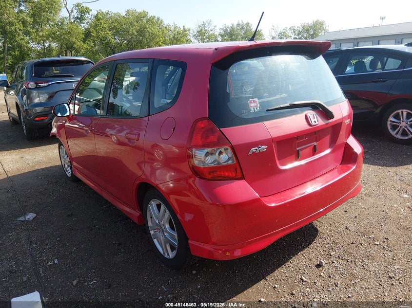 2008 Honda Fit VIN JHMGD38638S073777 IAAI salvage auction — FRONT END, Clear (Indiana), sold $350 on 2026-07-15 (photo 3)