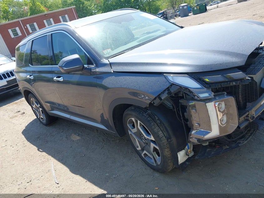 2024 Hyundai Palisade VIN KM8R5DGE7RU781196 IAAI salvage auction — LEFT FRONT, Salvage Title, sold $25 on 2026-07-21 (photo 1)