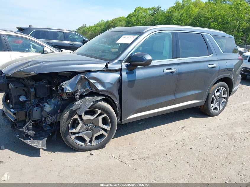 2024 Hyundai Palisade VIN KM8R5DGE7RU781196 IAAI salvage auction — LEFT FRONT, Salvage Title, sold $25 on 2026-07-21 (photo 2)