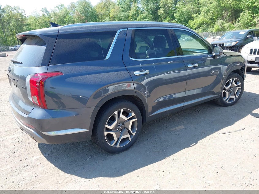 2024 Hyundai Palisade VIN KM8R5DGE7RU781196 IAAI salvage auction — LEFT FRONT, Salvage Title, sold $25 on 2026-07-21 (photo 4)