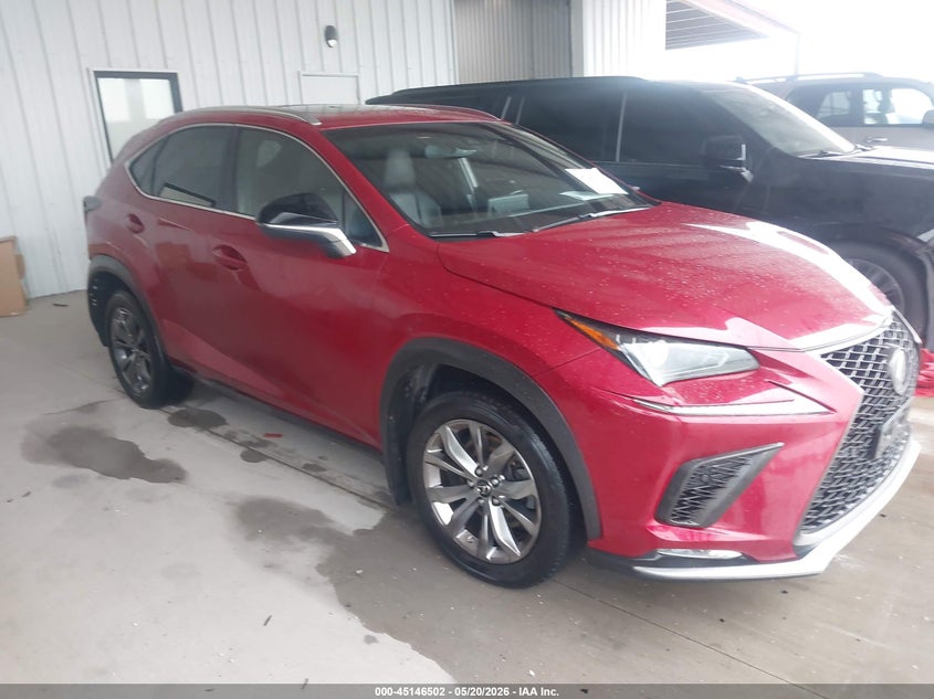 2019 Lexus Nx VIN JTJYARBZ5K2127041 IAAI salvage auction — REAR END, Original (Texas), sold $8,500 on 2026-07-24 (photo 1)