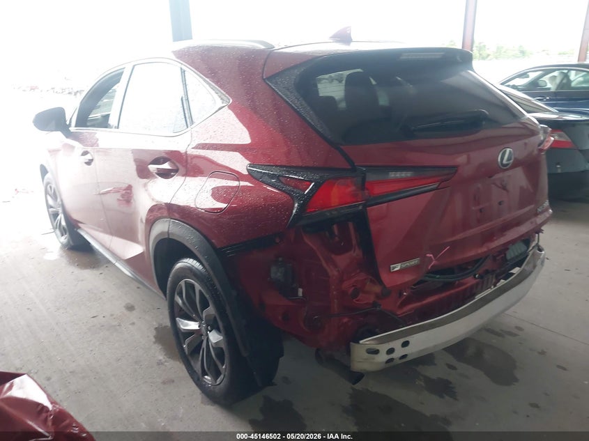2019 Lexus Nx VIN JTJYARBZ5K2127041 IAAI salvage auction — REAR END, Original (Texas), sold $8,500 on 2026-07-24 (photo 3)