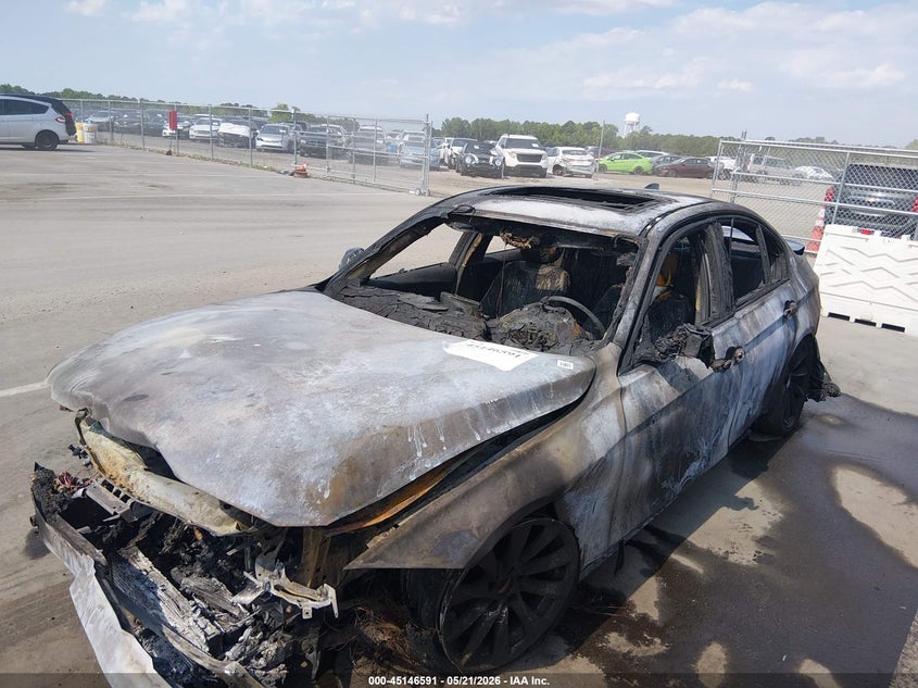 2018 BMW 3er VIN WBA8A3C51JA494581 IAAI salvage auction — TOTAL BURN, Junk Receipt (North Carolina), sold $100 on 2026-07-15 (photo 6)