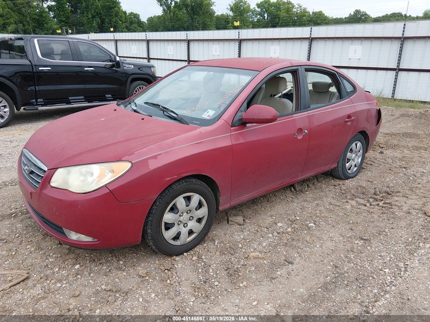2007 Hyundai Elantra VIN KMHDU46D27U133624 IAAI salvage auction — REAR END, Salvage (Louisiana), sold $375 on 2026-07-13 (photo 2)