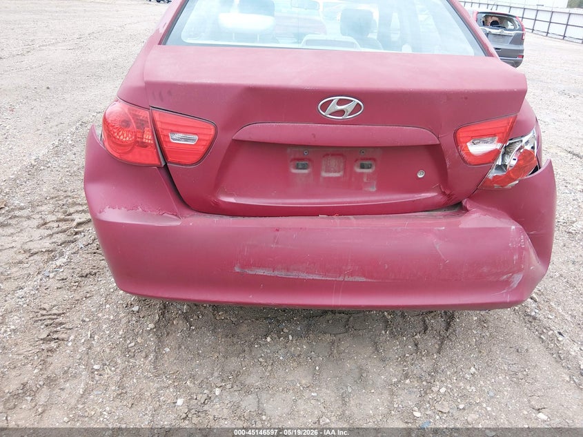 2007 Hyundai Elantra VIN KMHDU46D27U133624 IAAI salvage auction — REAR END, Salvage (Louisiana), sold $375 on 2026-07-13 (photo 6)