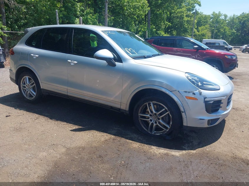 2017 Porsche Cayenne VIN WP1AA2A2XHKA81648 IAAI salvage auction — LEFT FRONT, Salvage - Greater Than 75% (Maryland), sold $4,650 on 2026-07-22 (photo 1)