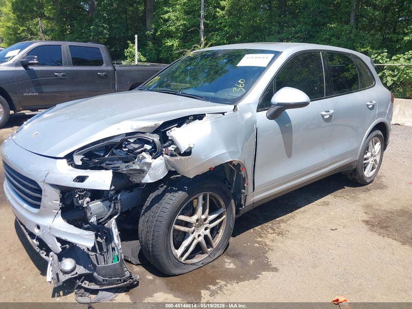 2017 Porsche Cayenne VIN WP1AA2A2XHKA81648 IAAI salvage auction — LEFT FRONT, Salvage - Greater Than 75% (Maryland), sold $4,650 on 2026-07-22 (photo 6)